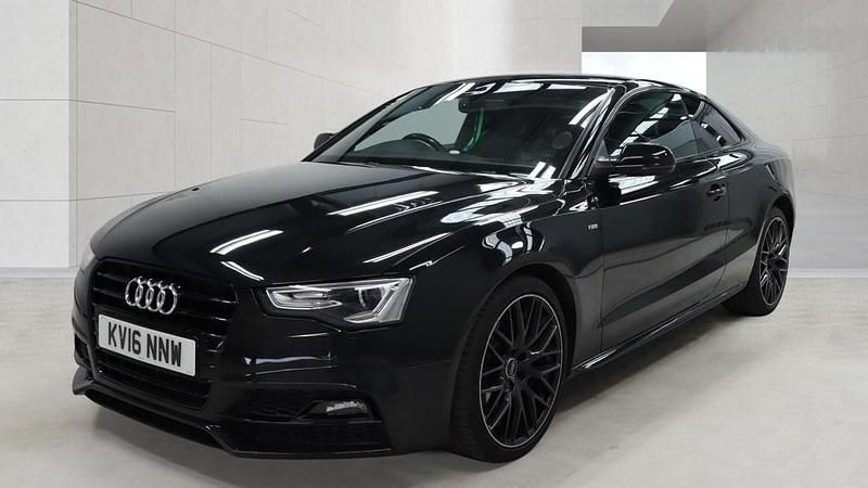 Used Audi A5 Black Edition 190 HP (139 kW) 2016 Phantom black Coupe