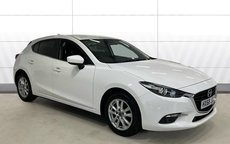 White Used 2017 Mazda 3 Hatchback | £10,600 (Fair price) - Image 1/4