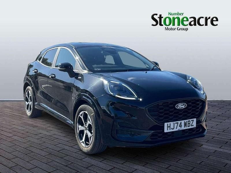 Black Used 2024 Ford Puma Gen-E ST-Line SUV | £20,495 (A bit pricey) - Image 1/4