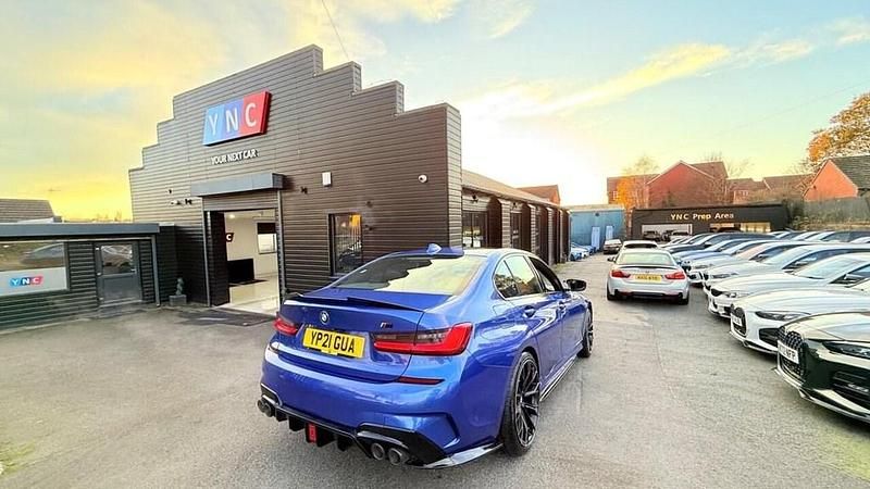 Blue Used 2021 BMW 330e M Sport Sedan | £21,991 (Expensive) - Image 1/3
