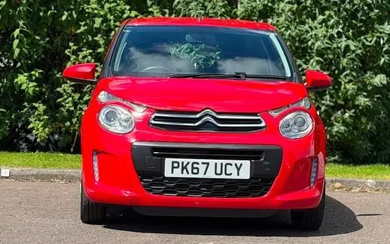 Used Citroën C1 Feel 68 HP (50 kW) 2017 Red Hatchback