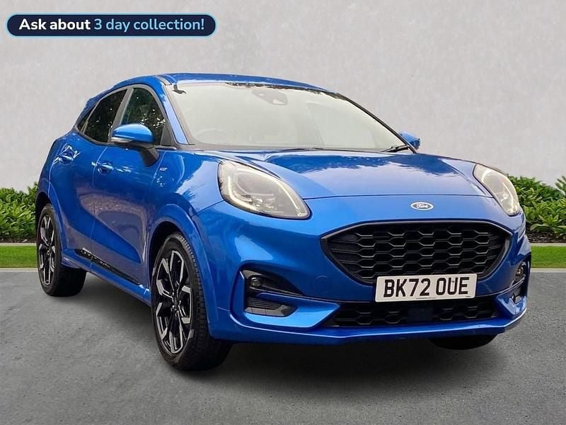 Blue Used 2022 Ford Puma ST-Line X Hatchback | £14,999 (Fair price) - Image 1/4
