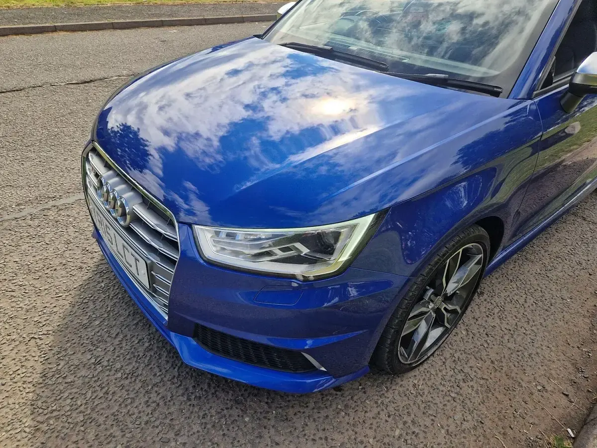 Used Audi S1 Advanced 231 HP (169 kW) 2015 Blue Hatchback