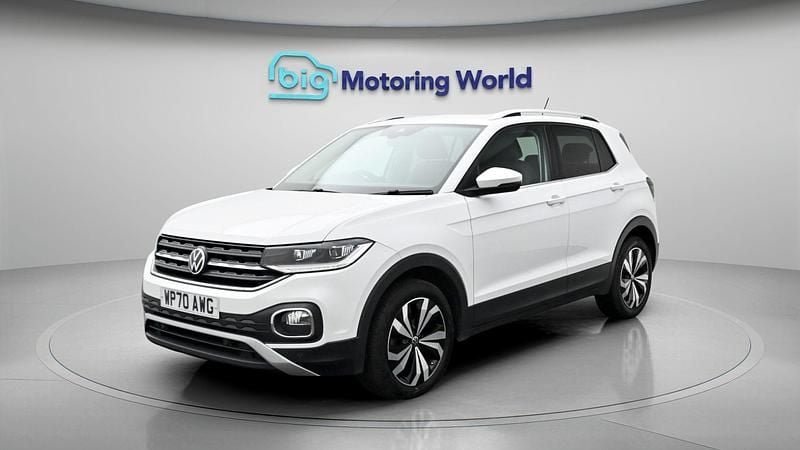 Used VW T-Cross SEL 110 HP (80 kW) 2021 White SUV