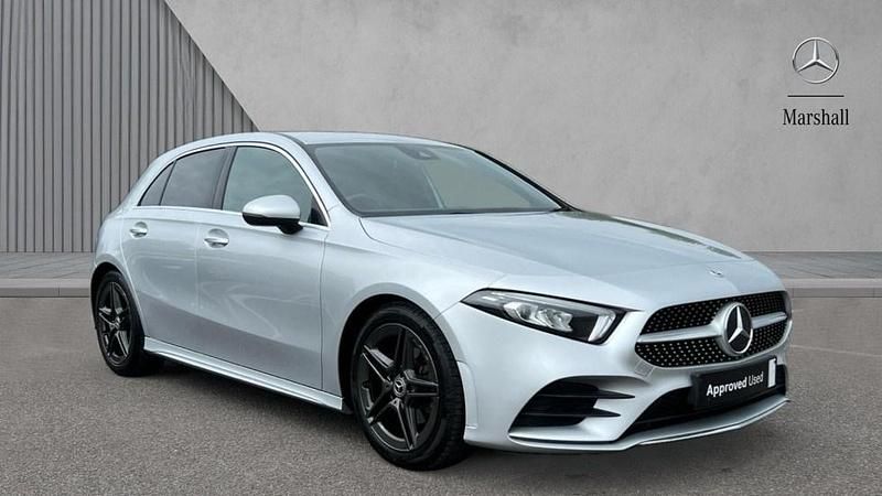 Silver Used 2021 Mercedes A200 AMG line Hatchback | £19,672 (Fair price) - Image 1/4