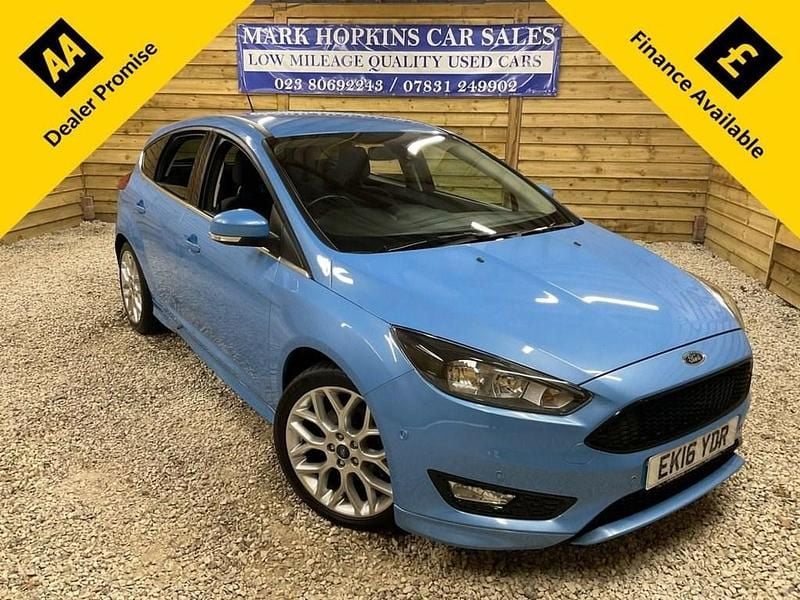 Blue Used 2016 Ford Focus Zetec Hatchback | £11,995 (Expensive) - Image 1/3