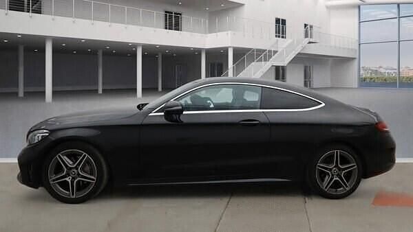 Used Mercedes C200 AMG line 2021 Black Coupe