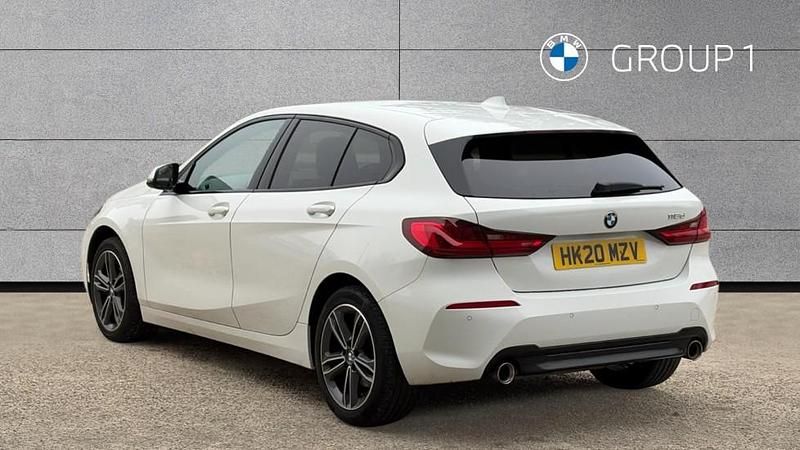 Used BMW 118 Sport Line 150 HP (110 kW) 2020 White Hatchback