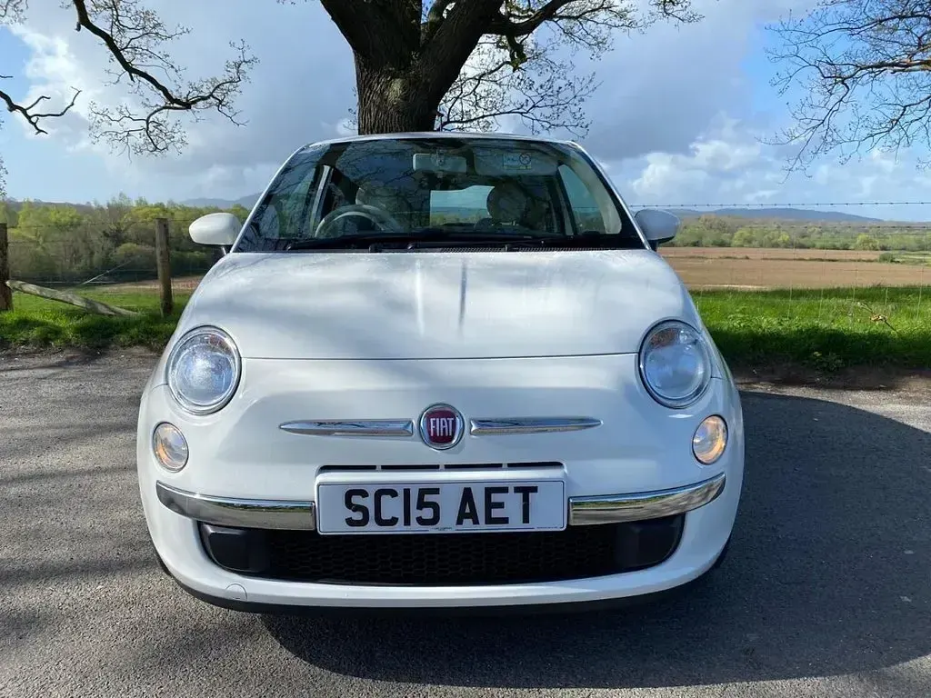 Used Fiat 500 Pop Star 69 HP (50 kW) 2015 White Hatchback
