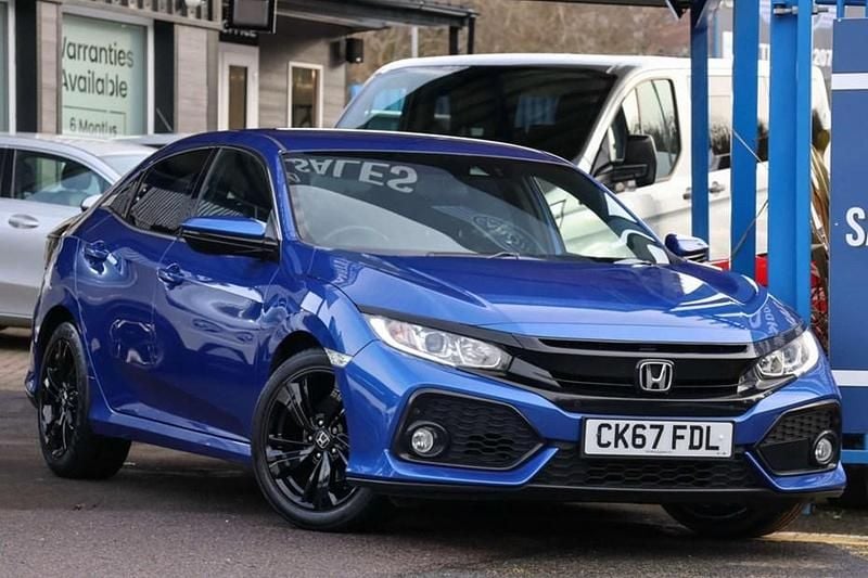 Used Honda Civic SR 129 HP (94 kW) 2017 Blue Hatchback