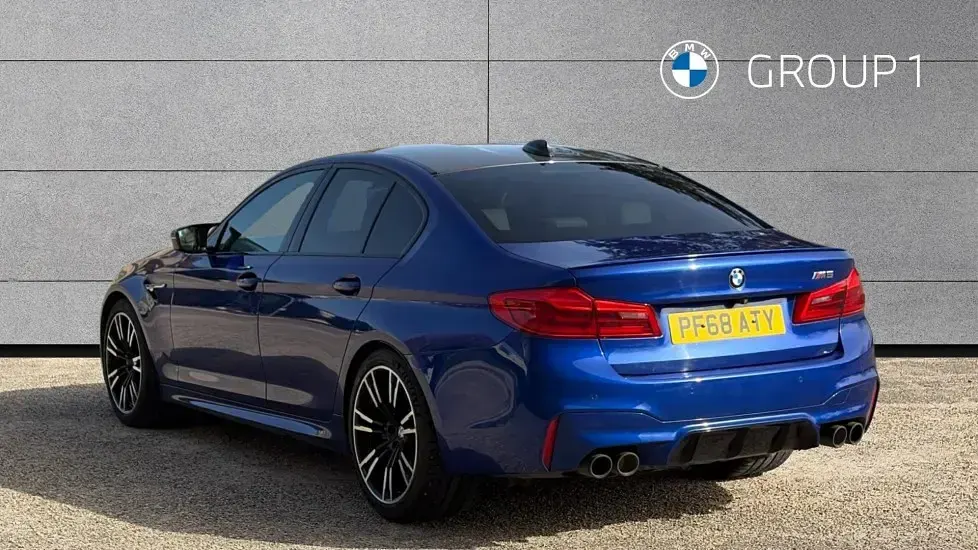 Usado BMW M5 Comfort Edition 600 CV (441 kW) 2018 Azul Berlina