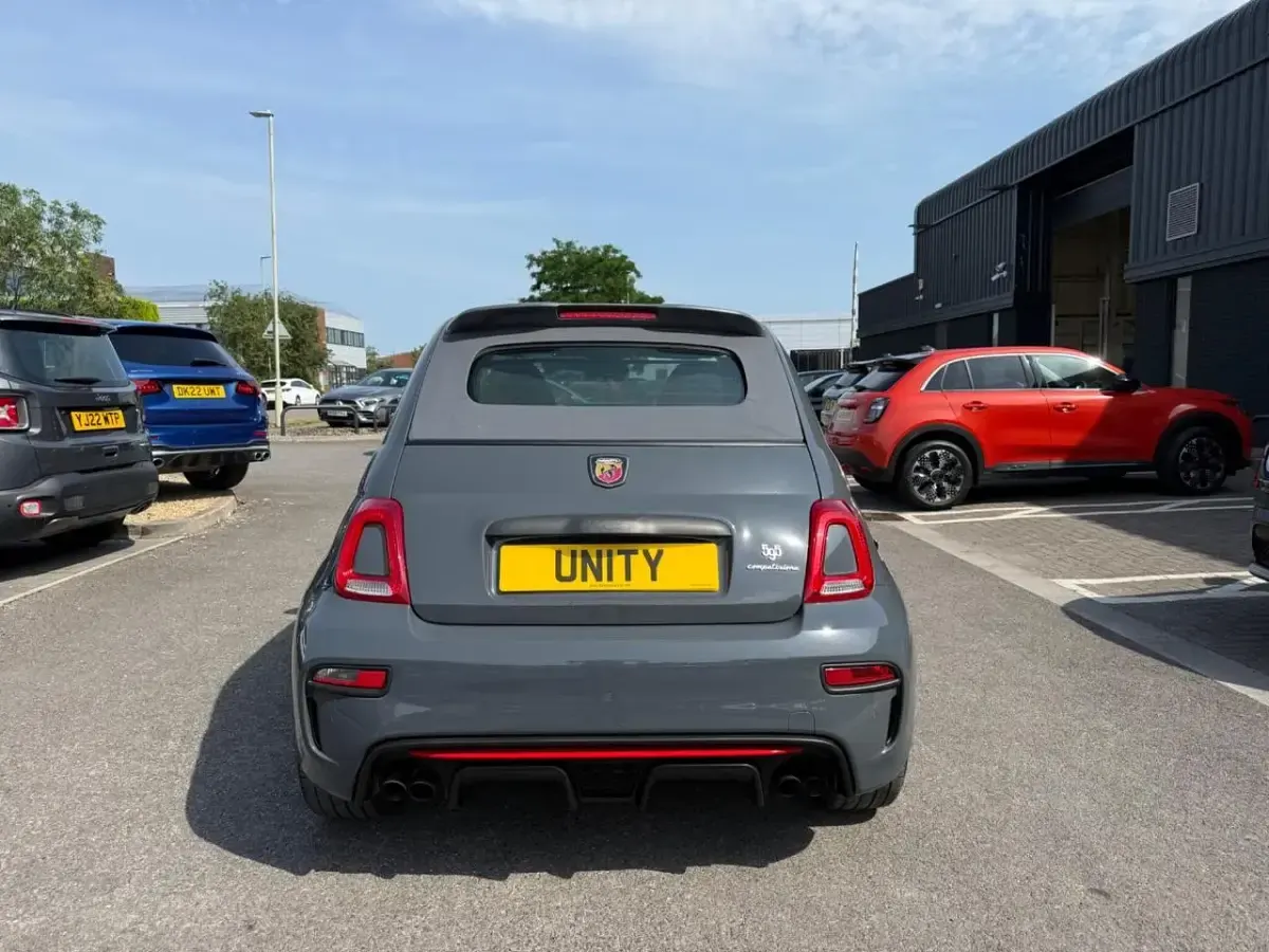 Used Abarth 595C Competizione 180 HP (132 kW) 2017 Grey Cabriolet