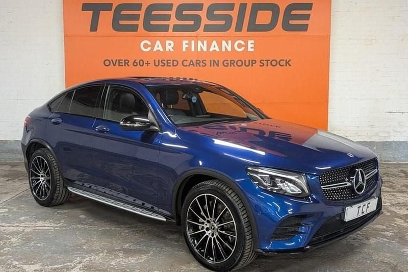 Blue Used 2018 Mercedes GLC220 AMG line Coupe | £23,495 (Fair price) - Image 1/1