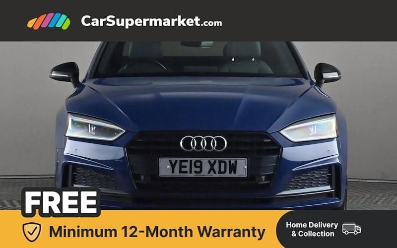 Used Audi A5 Black Edition 150 HP (110 kW) 2019 Blue Coupe