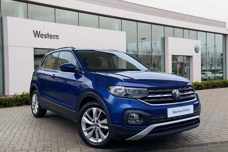 Blue Used 2022 VW T-Cross SE SUV | £18,599 (Fair price) - Image 1/4