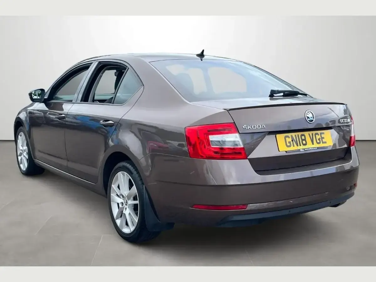 Used Skoda Octavia SE L 147 HP (108 kW) 2018 Brown Hatchback