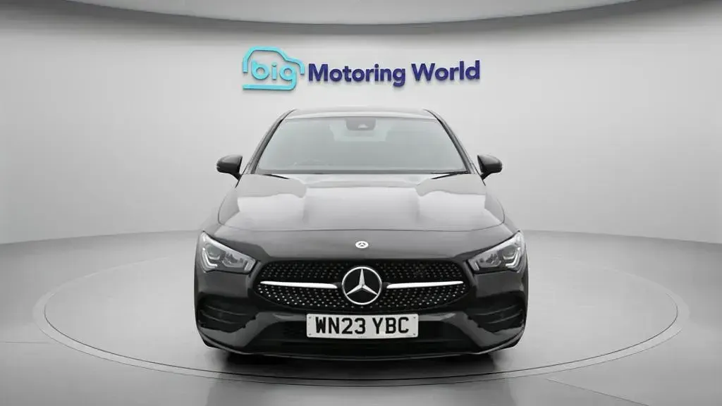 Used Mercedes CLA250e AMG line 218 HP (160 kW) 2023 Black Coupe