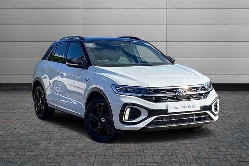 White New 2025 VW T-Roc Black Edition SUV | £27,150 (Good price) - Image 1/4