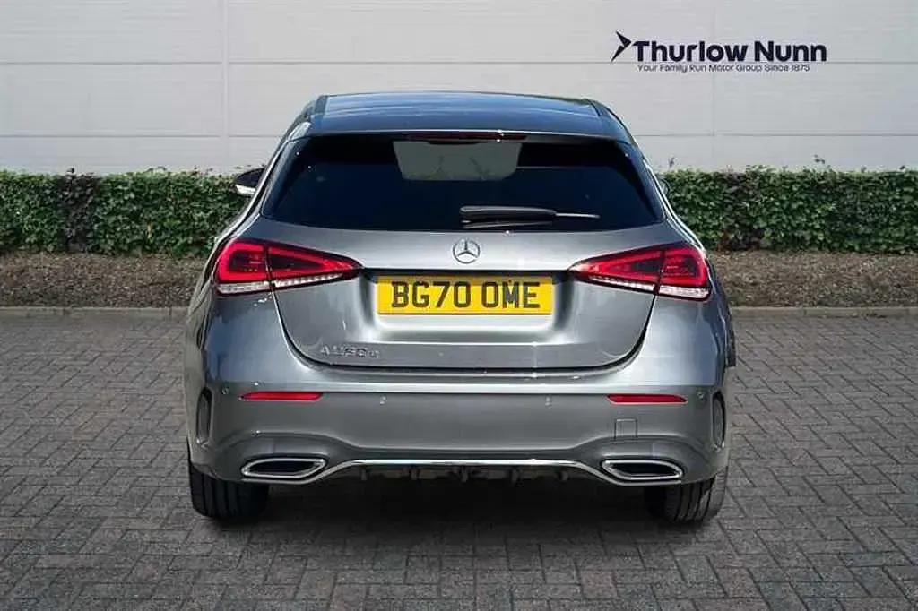 Used Mercedes A250 AMG line 218 HP (160 kW) 2020 Grey Hatchback