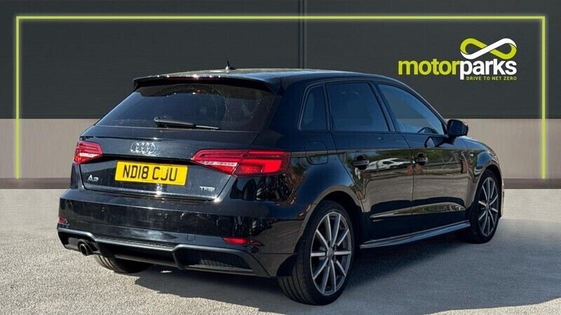 Used Audi A3 Black Edition 115 HP (84 kW) 2018 Brilliant black gloss Hatchback