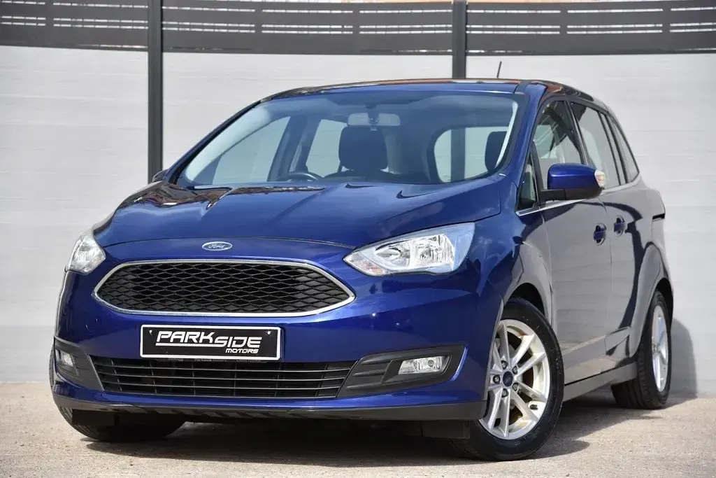 Used Ford Grand C-Max Zetec 125 HP (91 kW) 2018 Blue MPV
