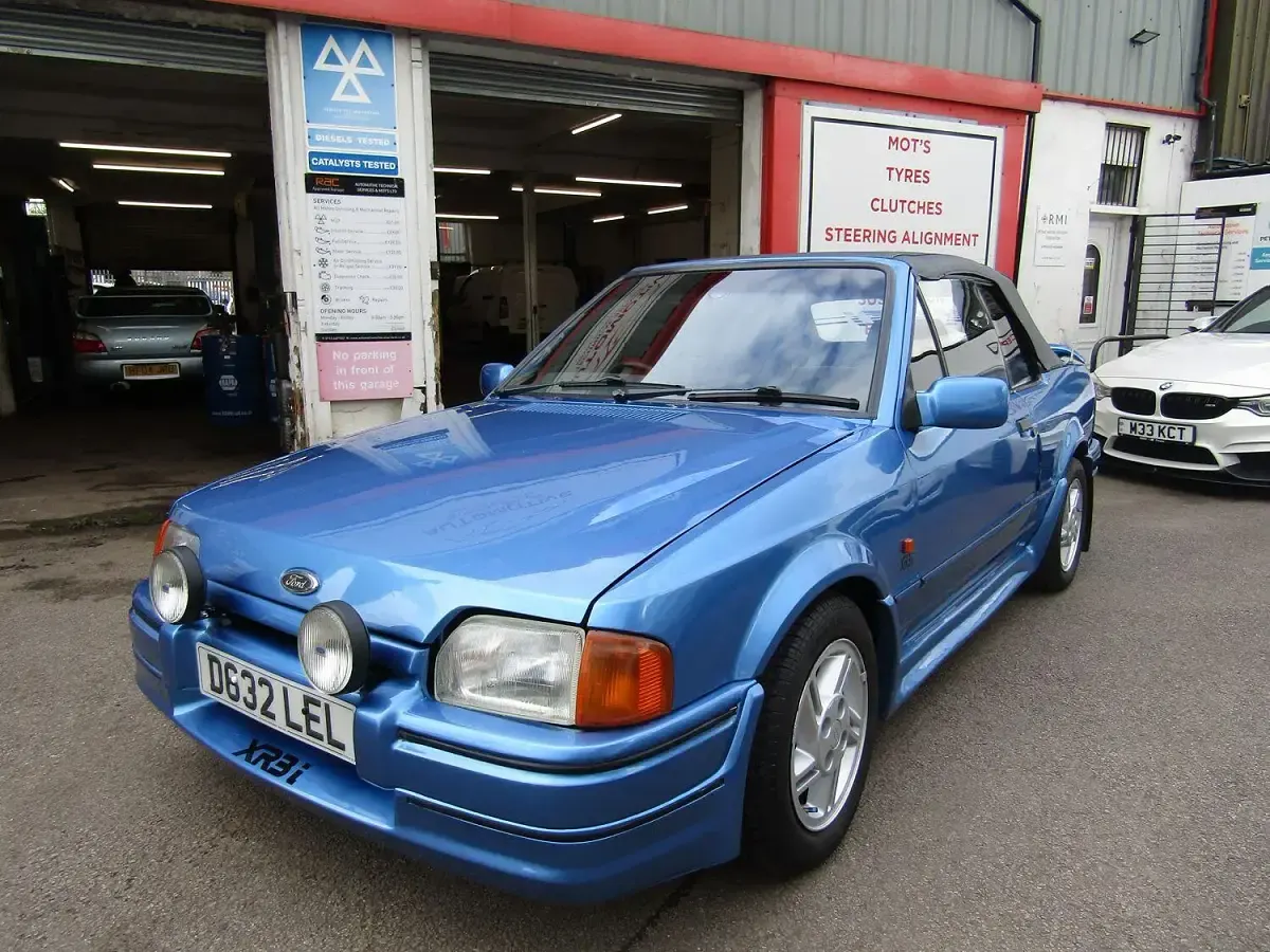 Used Ford Escort Cabriolet 1986 Blue Cabriolet