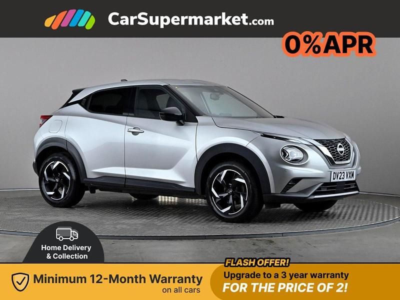Silver Used 2023 Nissan Juke N-Connecta SUV | £17,897 (Expensive) - Image 1/3