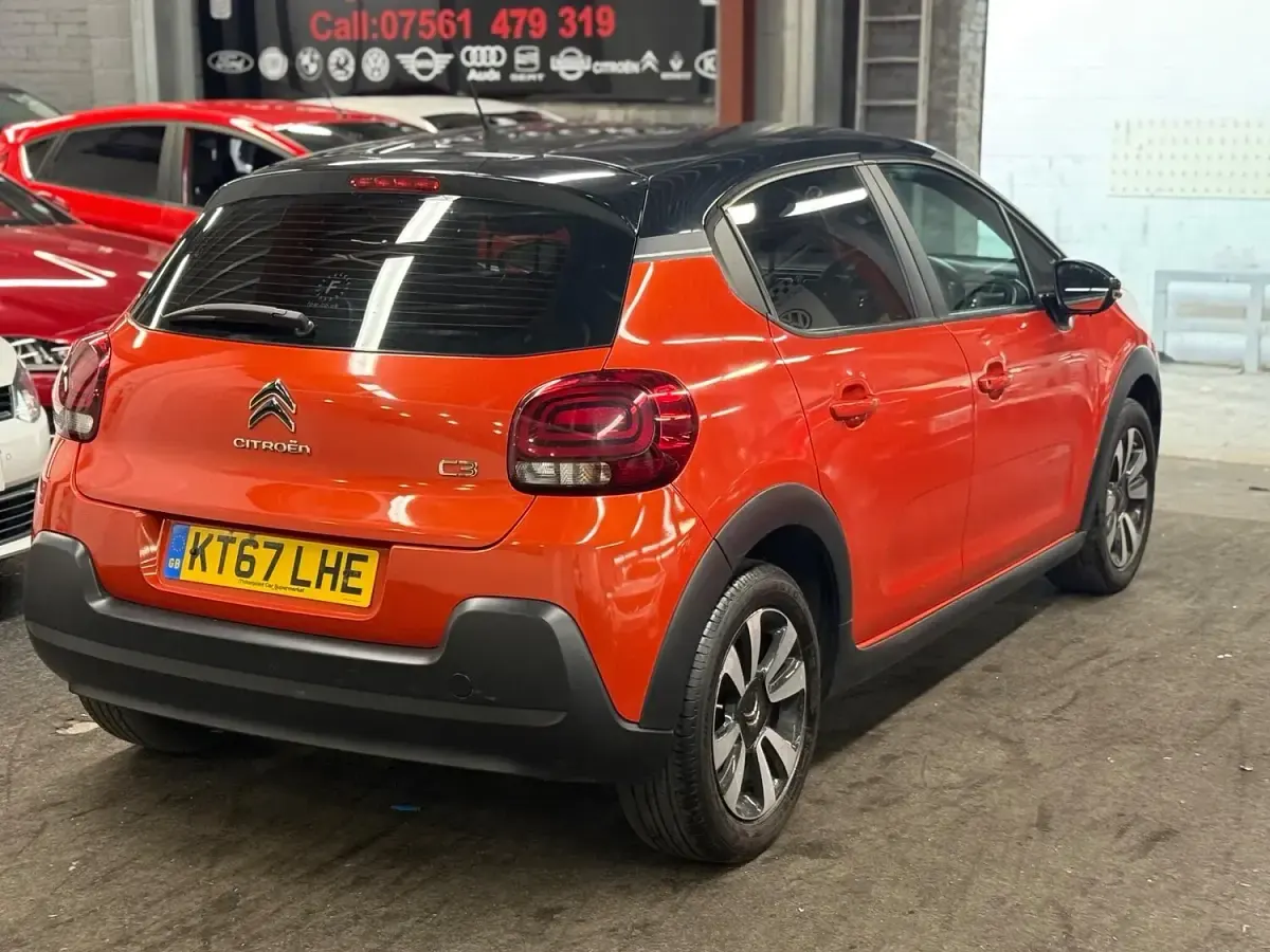 Used Citroën C3 Feel 82 HP (60 kW) 2018 Orange Hatchback