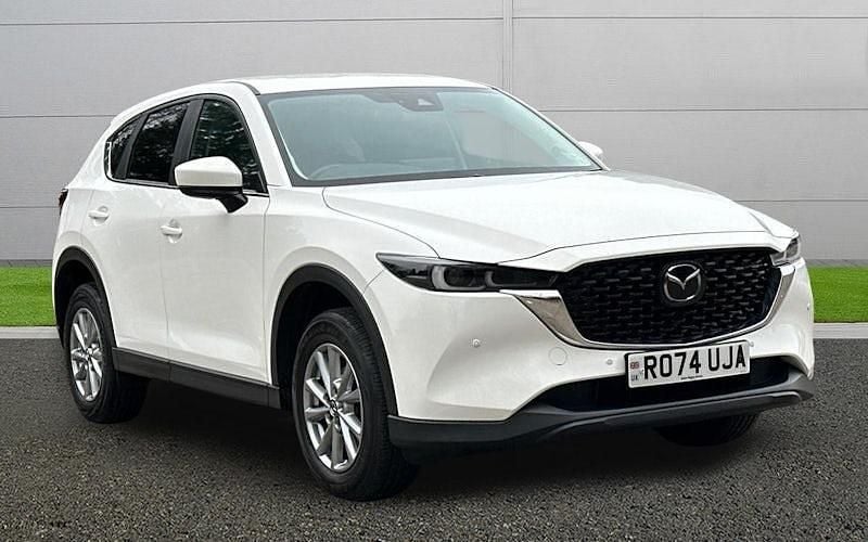 White Used 2024 Mazda CX-5 Center-Line SUV | £21,299 (Fair price) - Image 1/4