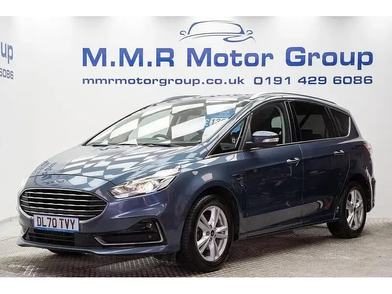 Begagnad Ford S-MAX Titanium 150 HK (110 kW) 2020 Blå Minibuss