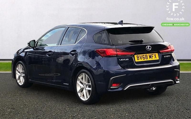 Used Lexus CT200h Luxury Line 136 HP (100 kW) 2018 Blue Hatchback