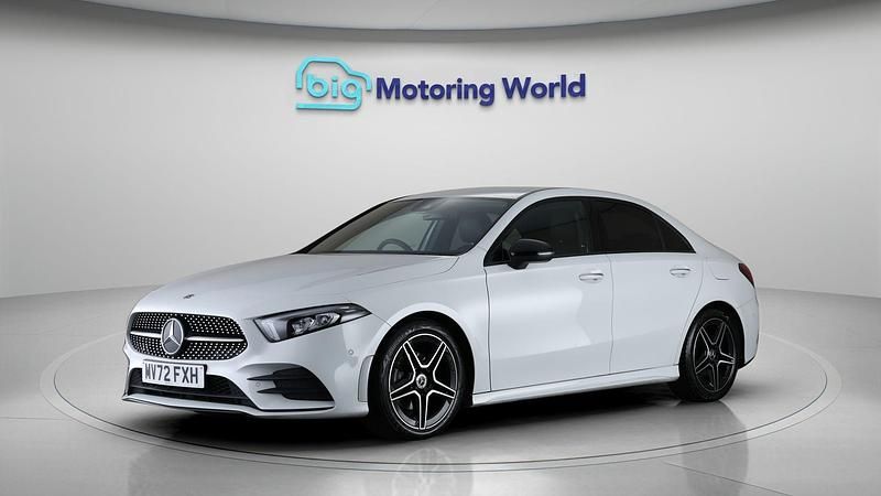 Used Mercedes A200 AMG line 161 HP (118 kW) 2022 White Sedan