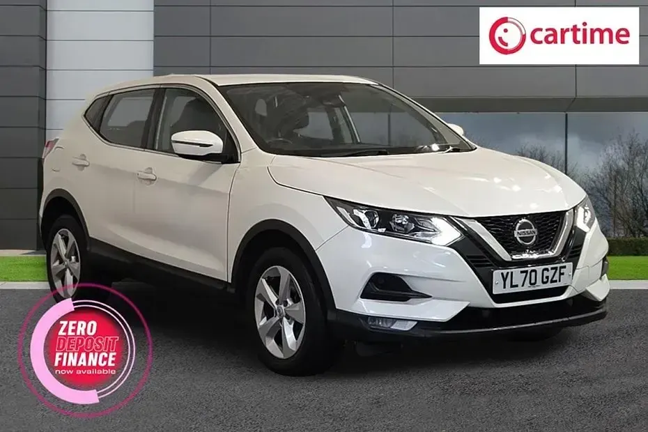 Used Nissan Qashqai Acenta Premium 160 HP (117 kW) 2021 White SUV