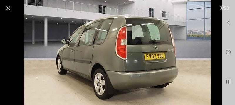 Used Skoda Roomster 105 HP (77 kW) 2007 Green MPV