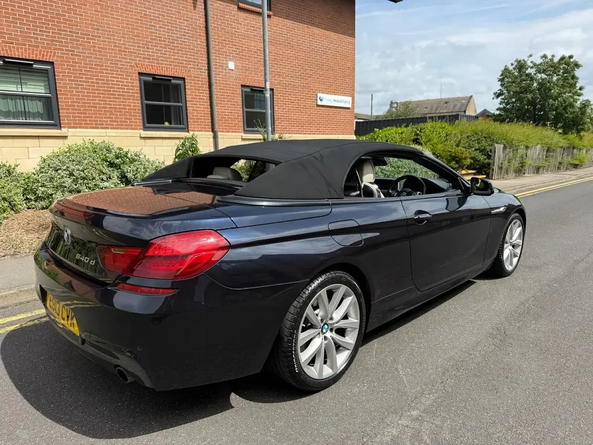 Used BMW 640 Cabriolet M Sport 310 HP (228 kW) 2013 Blue Cabriolet