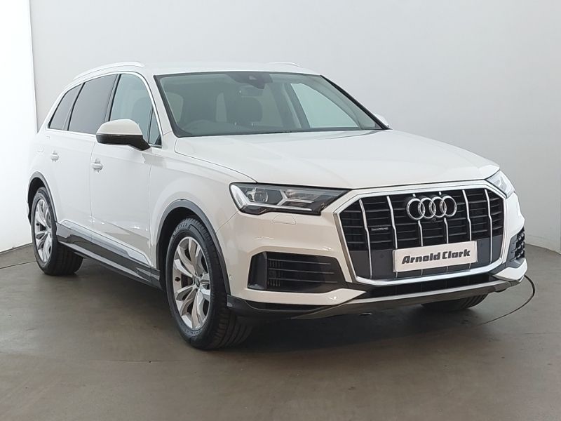 White Used 2022 Audi Q7 Sport SUV | £37,698 (Fair price) - Image 1/4