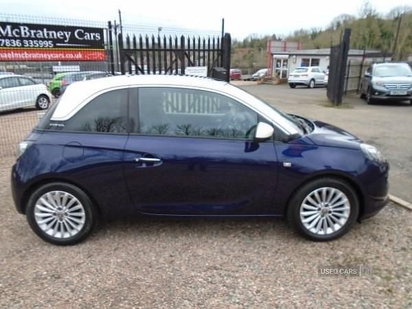 Used Vauxhall Adam Glam 100 HP (73 kW) 2014 Blue Hatchback