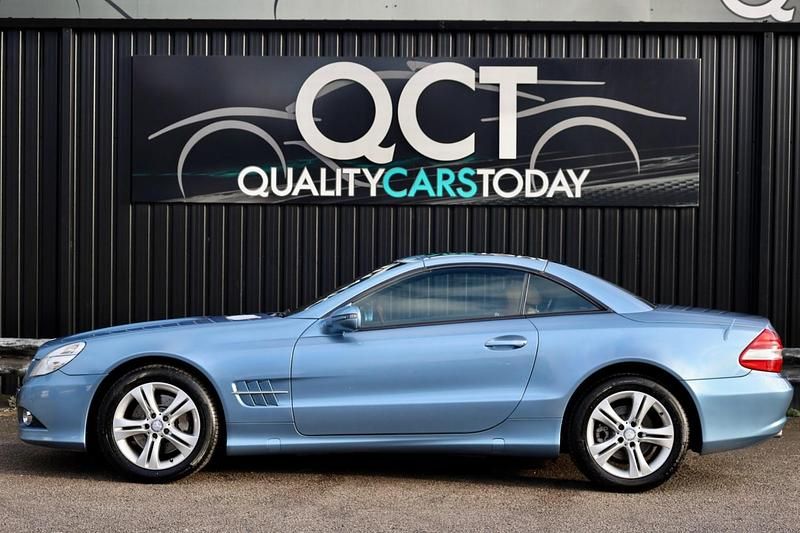 Used Mercedes SL350 315 HP (231 kW) 2010 Blue Cabriolet