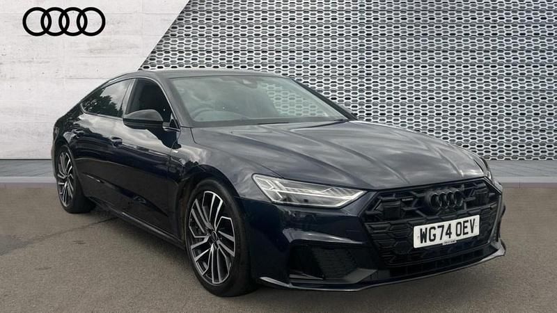 Blue Used 2024 Audi A7 Black Edition Hatchback | £43,016 (Expensive) - Image 1/4
