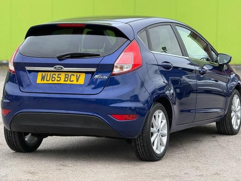 Used Ford Fiesta Titanium 2015 Blue Hatchback