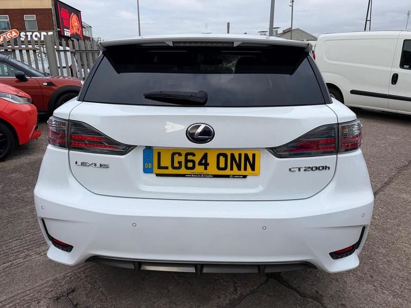 Used Lexus CT200h Sport Line 2014 White Hatchback