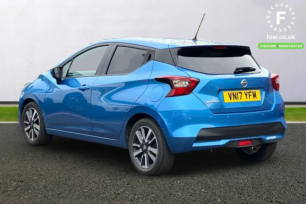 Used Nissan Micra N-Connecta 90 HP (66 kW) 2017 Blue Hatchback