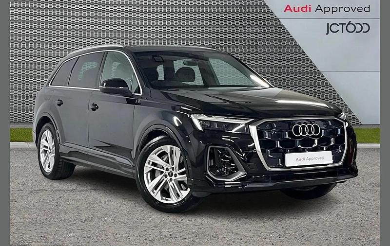 Black Used 2024 Audi Q7 S-Line SUV | £49,534 (Expensive) - Image 1/4