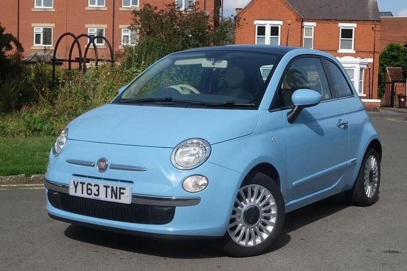 Blue Used 2013 Fiat 500 Lounge Hatchback | £4,650 (Good price) - Image 1/1