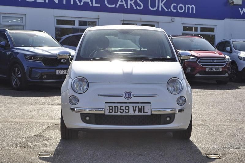 Used Fiat 500 Sport 69 HP (50 kW) 2009 White Cabriolet