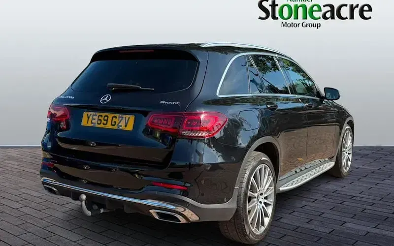 Used Mercedes GLC220 AMG line 194 HP (142 kW) 2022 Black SUV