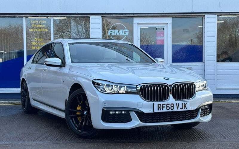 White Used 2018 BMW 740L M Sport Sedan | £26,950 (Fair price) - Image 1/3