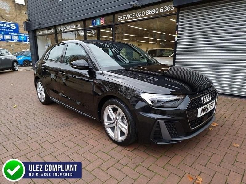 Used Audi A1 Sportback S-Line 116 HP (85 kW) 2019 Black Hatchback