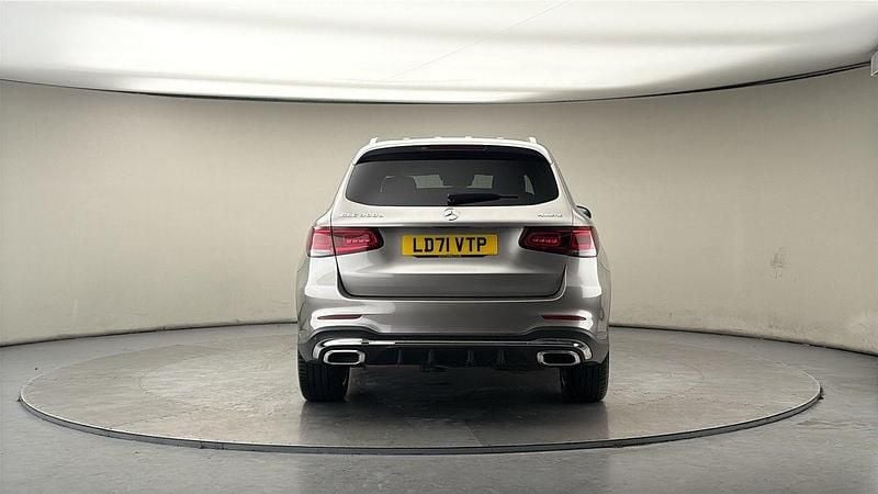 Used Mercedes GLC300 AMG line 245 HP (180 kW) 2021 Mojave silver SUV