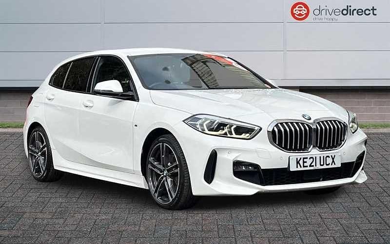 White Used 2021 BMW 118 M Sport Hatchback | £19,219 (Fair price) - Image 1/4
